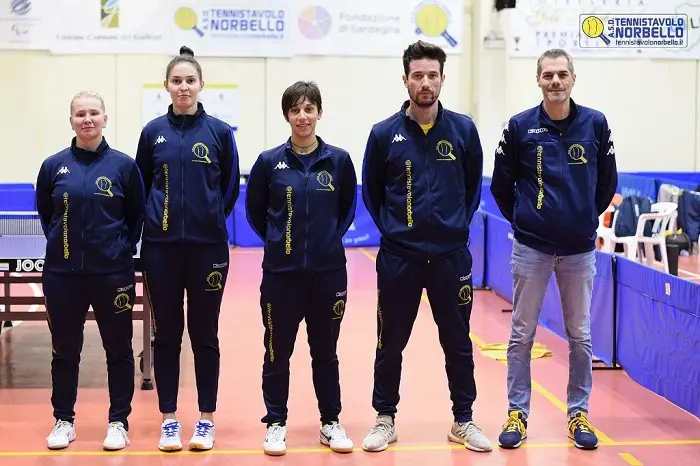 Tennistavolo Norbello: prima il recupero di A1F a Cagliari, poi la partita doppia