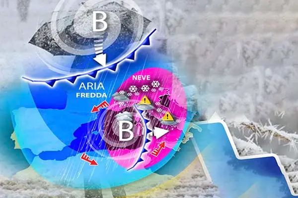 Meteo: da martedì arriva il vero inverno, sull’Italia ciclone polare con effetti pesanti, i dettagli