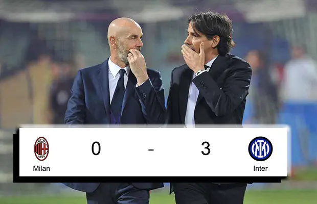 Cacio, Supercoppa 2023: Il derby è del Inter: Milan battuta a Riyadh: 3-0, ecco il commento del tecnico Inzaghi e Pioli