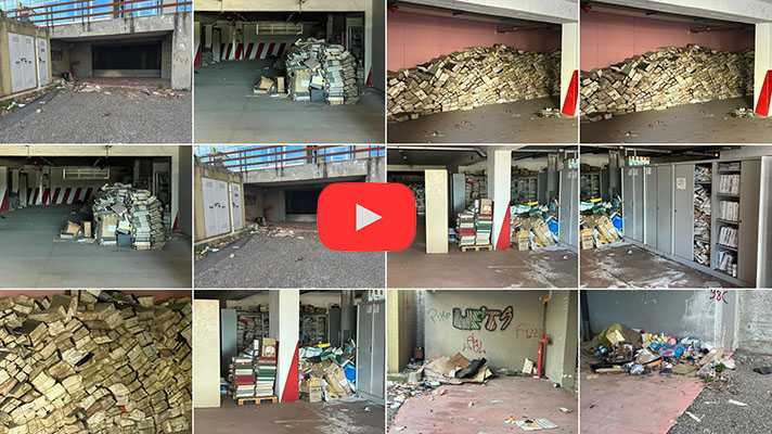 CSA-CISAL: “deposito quasi vuoto e materiale nel degrado, il folle fitto passivo (da 146 mila euro all’anno) della regione con un privato” Video