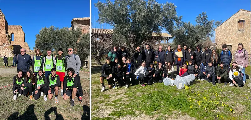 Gli allievi del Liceo Fermi tagliano il traguardo per le finali regionali di corsa campestre