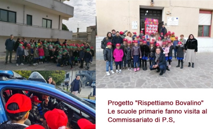 Bovalino: le scuole primarie visitano il locale Commissariato di P.S.