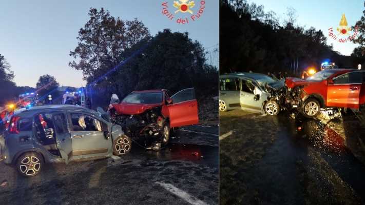 Crotonei, incidente mortale scontro tra due auto e un ferito grave sul posto i Vvf