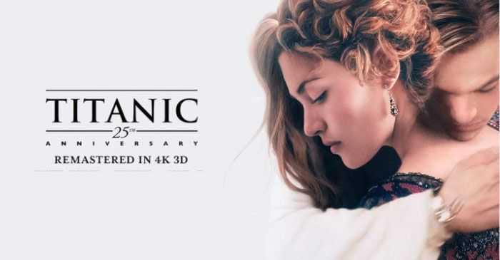 Cinema: Titanic torna in 3D e va in vetta al box office
