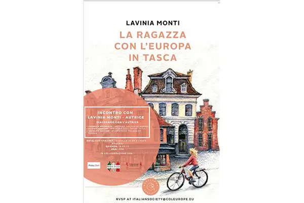 ‘La ragazza con l’Europa in tasca’ al Collegio d’Europa di Bruges il 18 febbraio, in un incontro su formazione e relazioni internazionali