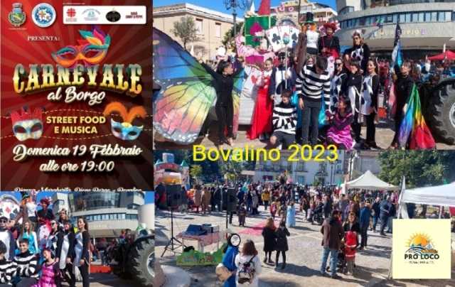 Bovalino: genitori e bambini in piazza per celebrare il Carnevale 2023