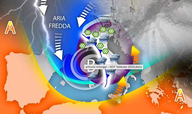 Meteo: nel fine settimana ritorna l'Inverno, un ciclone carico di neve minaccerà l'Italia