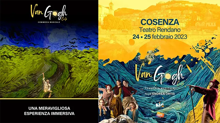 Inizia domani al Teatro Rendano di Cosenza l’allestimento per la prima al sud di Van Gogh Cafe’. Matinee per le suole già sold out.