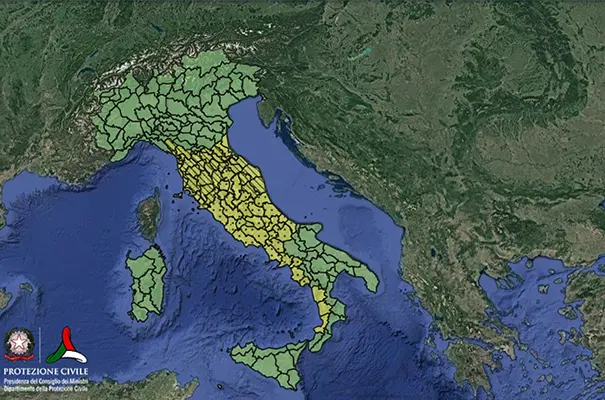 Allerta Meteo: avviso della protezione civile in 9 regioni, temporali e nevicate a bassa quota, ecco zone colpite