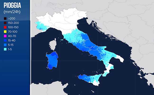 Meteo: nuovo e intenso peggioramento con Pioggia, Vento e pure Neve, i dettagli