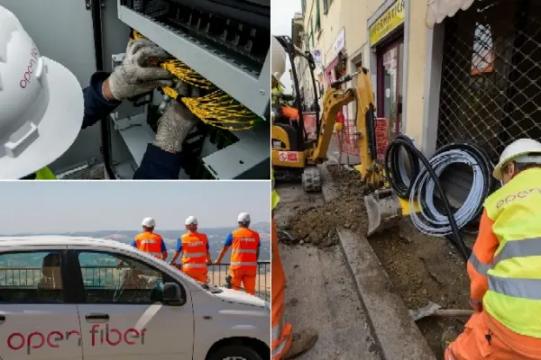 Open fiber, la fibra ottica ultraveloce sbarca a Marina di Gizzeria