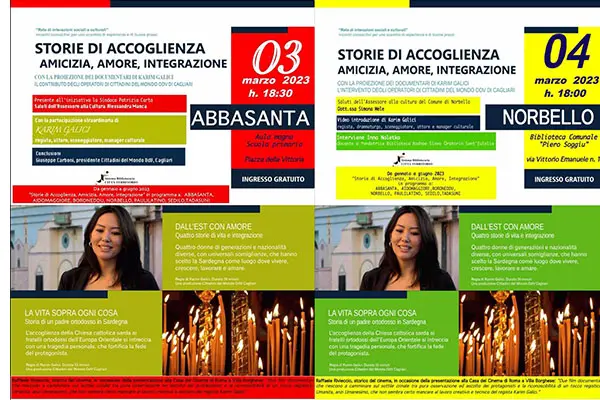 Abbasanta 3 marzo e Norbello 4 marzo, doppio appuntamento con il cinema per il sociale i dettagli