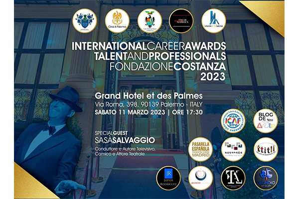 Palermo, al Grand Hotel delle Palme l’International Career Awards 2023