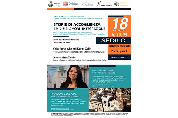 Sedilo (OR), sabato 18 marzo quarto appuntamento del Sistema Bibliotecario Città Territorio (Guilcier) con gli “Incontri conoscitivi”