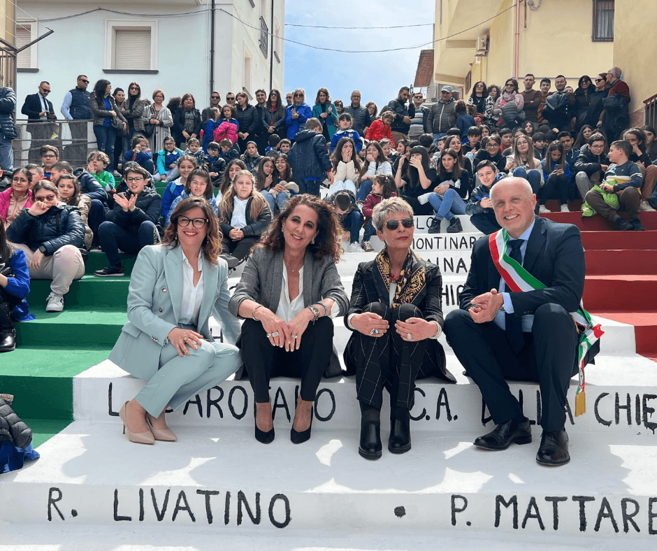Il sottosegretario all'Interno Wanda Ferro a Strongoli (KR) per l'inaugurazione della Scalinata della legalità
