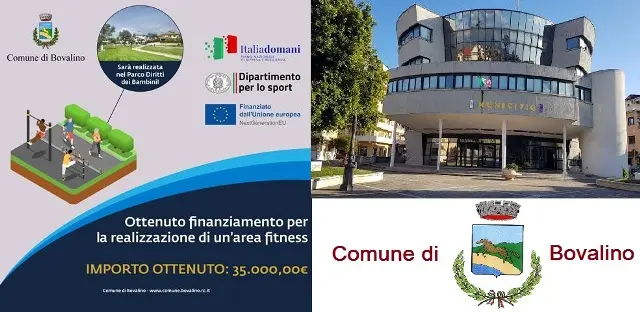 Bovalino: 35 mila euro di finanziamento dal PNRR e nuova area fitness nel “Parco diritti dei Bambini”