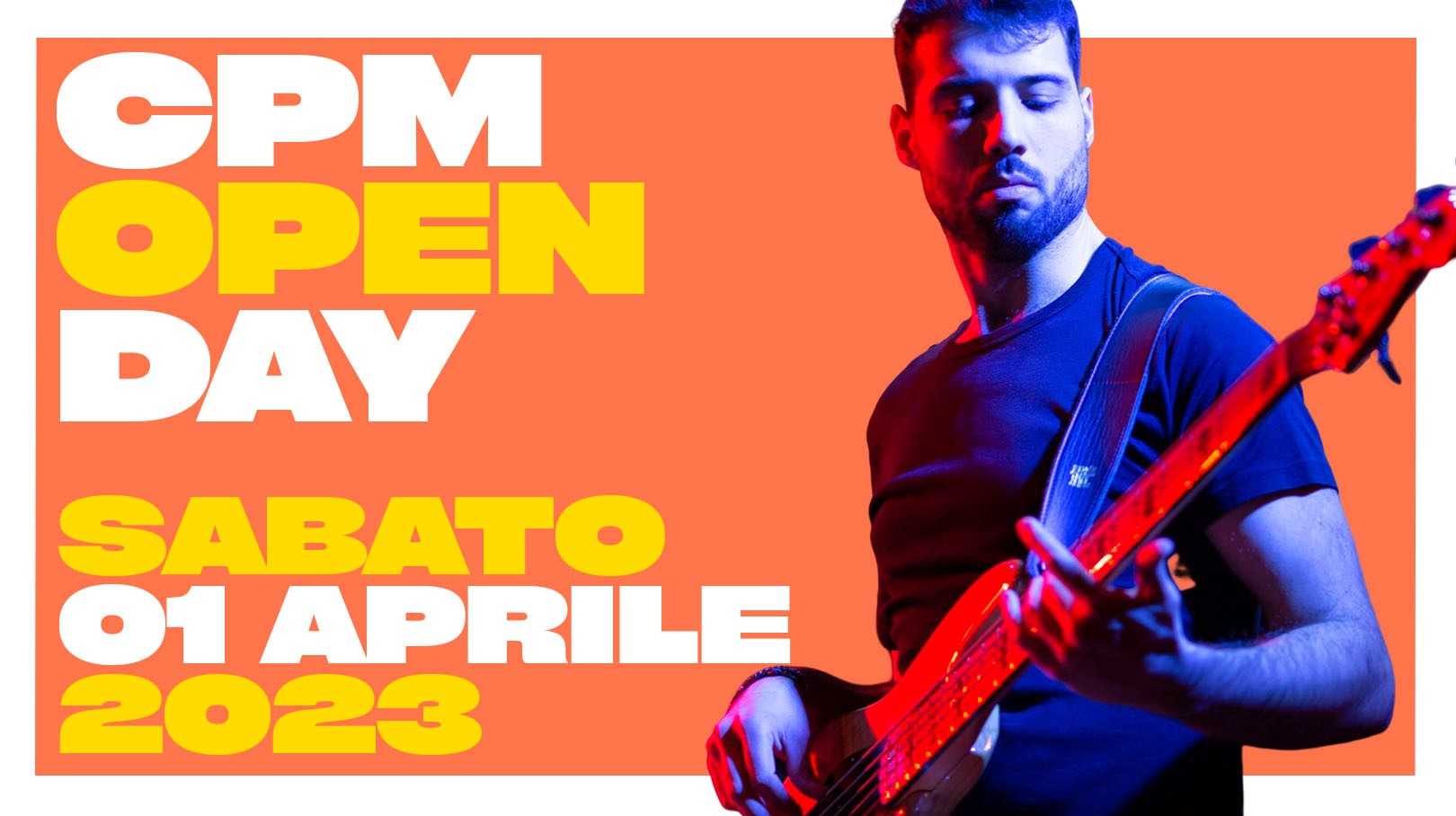 Sabato 1 aprile torna l'OPEN DAY al CPM Music Institute di Milano. Scuola di Musica fondata e presieduta da Franco Mussida.