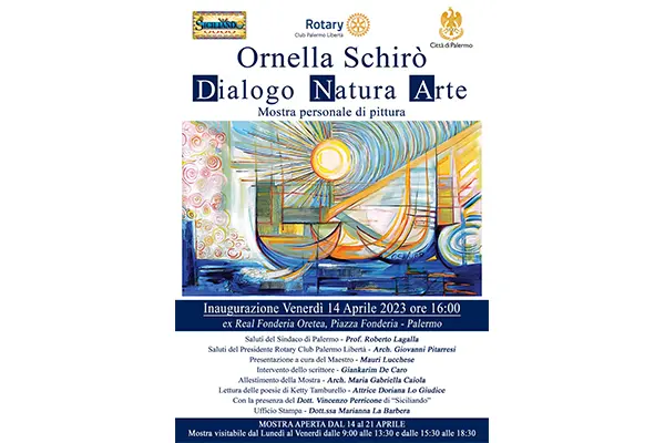 A Palermo "Dialogo Natura Arte", la personale di Ornella Schirò alla ex Real Fonderia Oretea