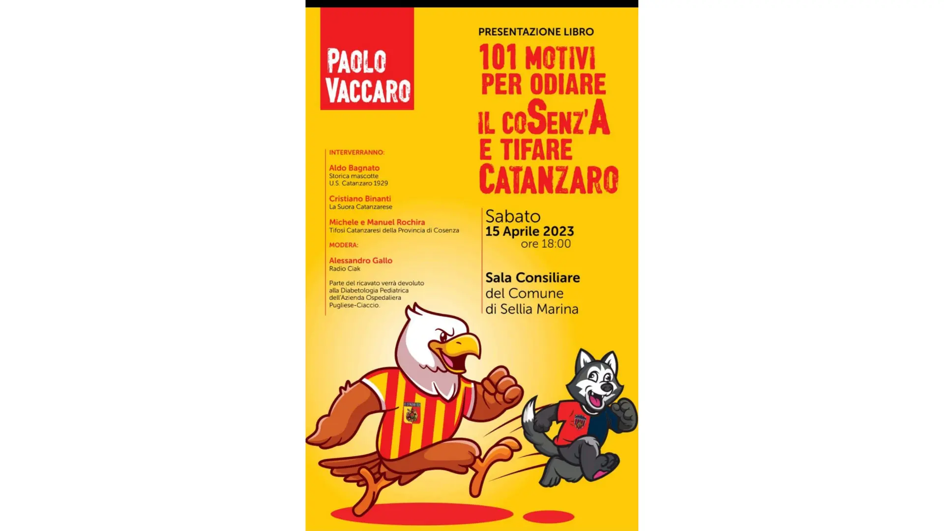 “101 Motivi per “odiare” il coSenz’A e tifare Catanzaro” in un libro la rivalità calcistica tra le due tifoserie