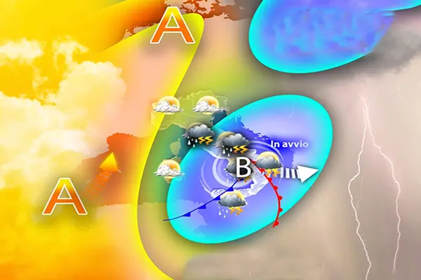 Meteo: Temporali in evoluzione, poi da lunedì goccia fredda, le previsioni