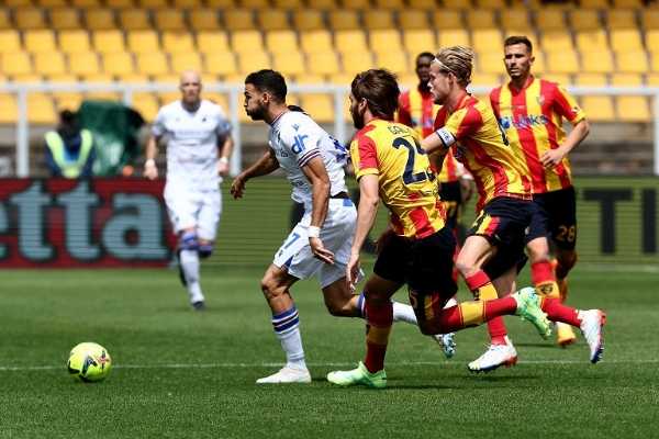 Calcio. Serie A: Lecce-Sampdoria 1-1, pareggio che scontenta entrambe