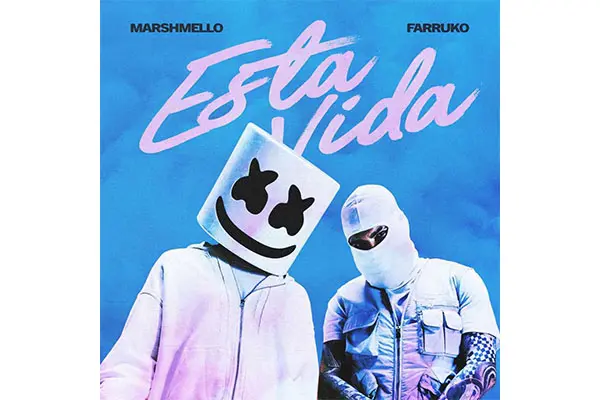 From today digitally and from April 21st on the radio “Esta Vida”, the new song by Marshmello with Farruko.  Online the video.