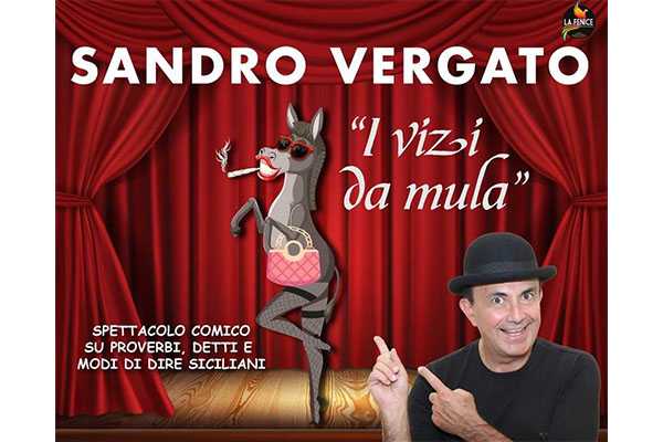 Al Teatro Garibaldi di Enna, la geniale poliedricità di Sandro Vergato