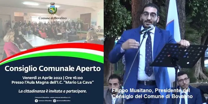 Bovalino: Convocato dal Presidente Musitano un "Consiglio Comunale Aperto". Risposta agli atti vandalici