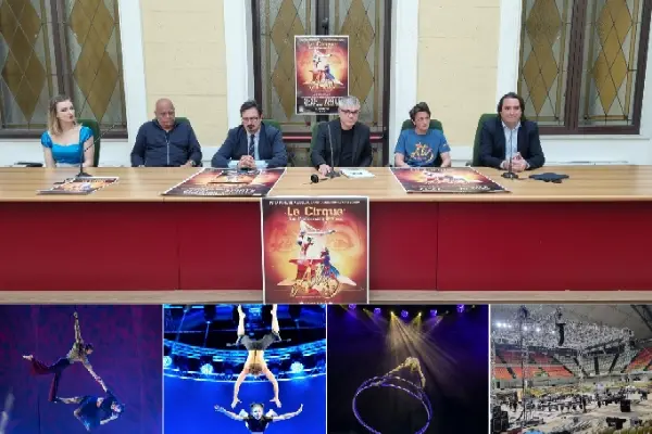 Iniziato l’allestimento del Palacalafiore per la prima assoluta in Calabria di Alis , Gran Gala’, Lo Show delle meraviglie di “Le Cirque Top Performers”