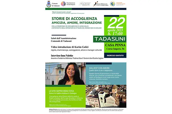 Tadasuni (OR), Casa Pinna ospita “Storie di accoglienza amicizia, amore, integrazione in Sardegna”