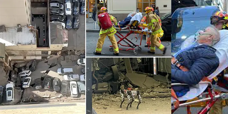 Crollo di un garage a Manhattan: una vittima e quattro feriti.