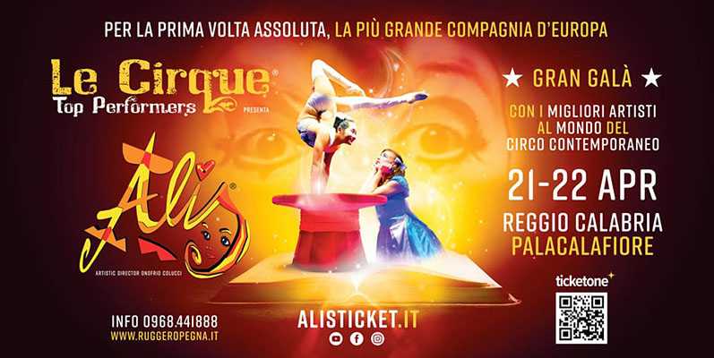 Domani e sabato al Palacalafiore di Reggio “Alis” di Le Cirque Wtp