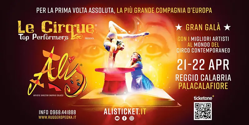 Domani e sabato al Palacalafiore di Reggio “Alis” di Le Cirque Wtp