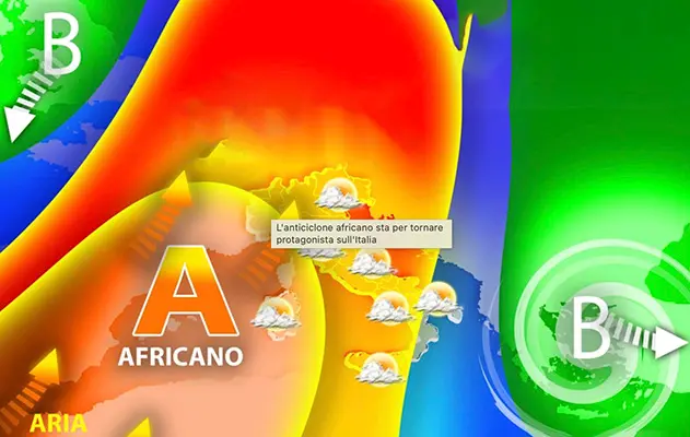 Meteo: dopo un 25 Aprile qualche temporale poi caldo africano temperature fino 27-28°C