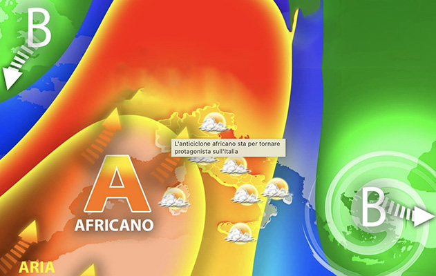 Meteo: dopo un 25 Aprile qualche temporale poi caldo africano temperature fino 27-28°C