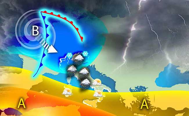 Meteo: ciclone in arrivo per il Weekend e 1° Maggio piagge e temporali ecco le previsioni