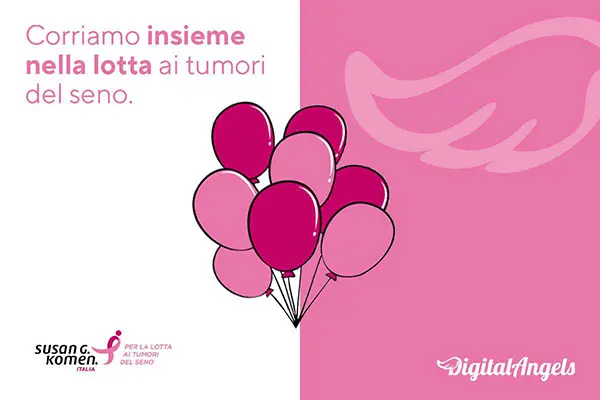 Susan G. Komen Italia e Digital Angels insieme per la promozione della Race for the Cure