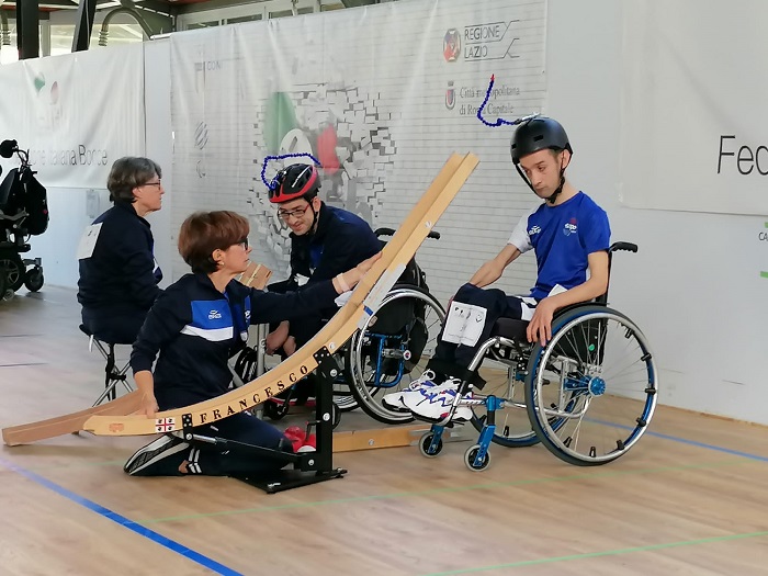 Sa.Spo Cagliari e la boccia paralimpica al memorial Marchetti di Roma