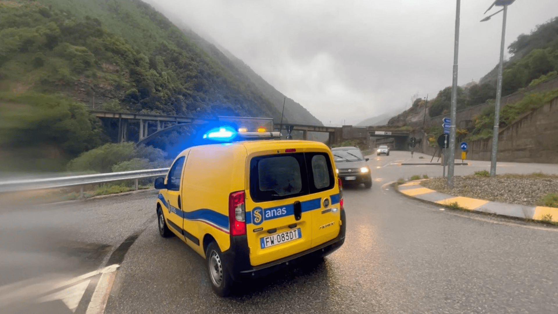 Anas: Chiusa al traffico la statale Sila-Mare in Calabria per allerta meteo