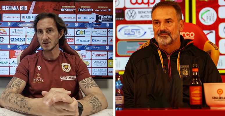 Calcio Reggiana vs Catanzaro per la Supercoppa di Serie C: Mister Diana e Vivarini a confronto Video