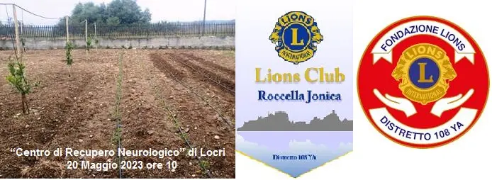 Roccella J. (Rc): il Lions Club Roccella J.  a fianco del "Centro di Recupero Neurologico" di Locri.