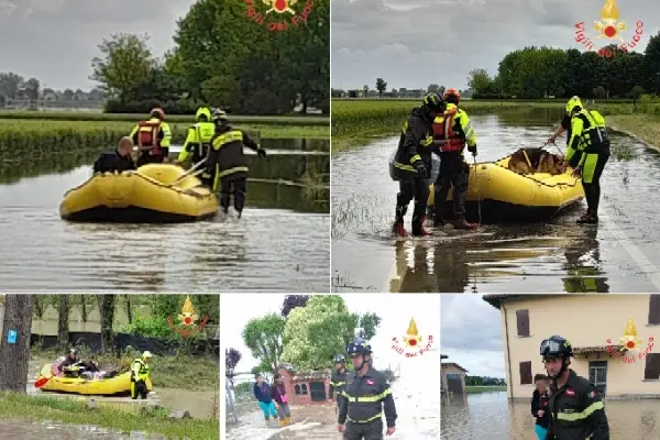 Emergenza Maltempo in Emilia-Romagna: Vvf Mobilitati per Soccorso Aereo e Salvataggi