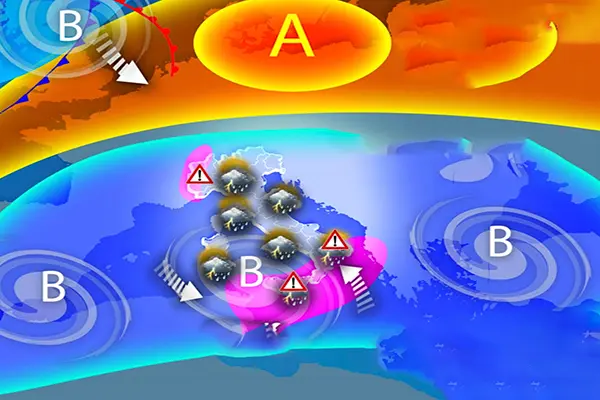 Meteo: Weekend ancora allerta Rossa, nuovo insidioso vortice rischio nubifragi, ecco le regioni a rischio, i dettagli