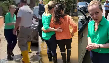 Alluvione in Emilia-Romagna: Meloni al fianco dei cittadini, senza passerelle