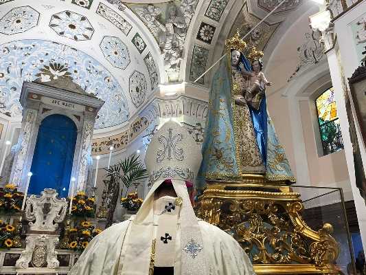 Pellegrinaggio al Santuario di Torre di Ruggero guidato da Mons. Claudio Maniago: