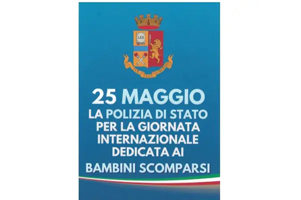 Catanzaro: 25 maggio 2023 - Giornata internazionale dei bambini scomparsi.