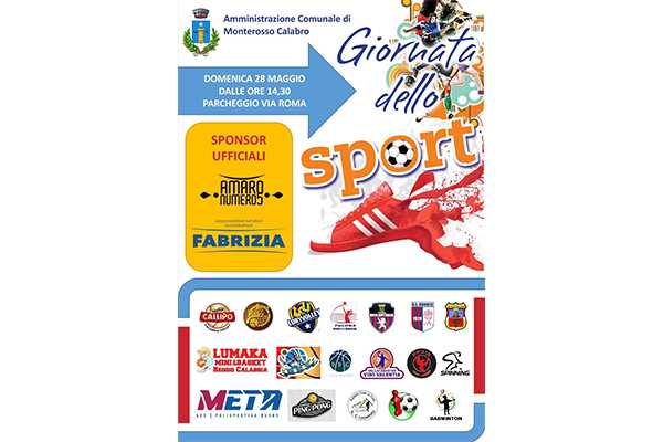 Giornata dello Sport a Monterosso Calabro: Un'iniziativa all'insegna del movimento e del divertimento! I dettagli