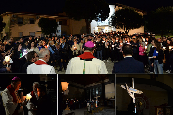 Mons.  Maniago guida la Veglia Diocesana di Pentecoste: Vieni Santo Spirito e portami là dove non ho mai osato andare..