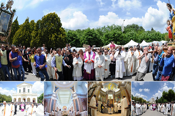 Mons. Maniago presiede i festeggiamenti in onore della Madonna di Porto a Gimigliano (CZ)