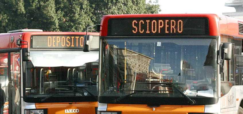 Sciopero mezzi pubblici: domani stop a tram, bus e metro in alcune città italiane